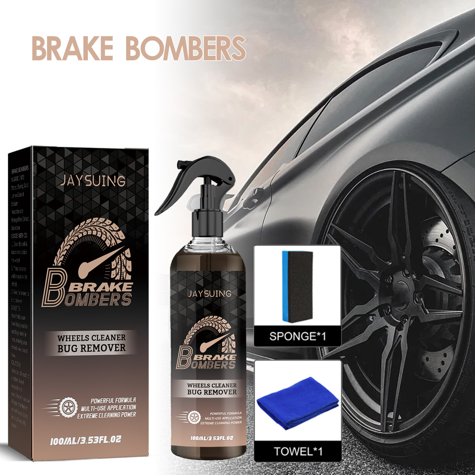 Factory direct sale Brake Bombers car brake cleaner 100ml