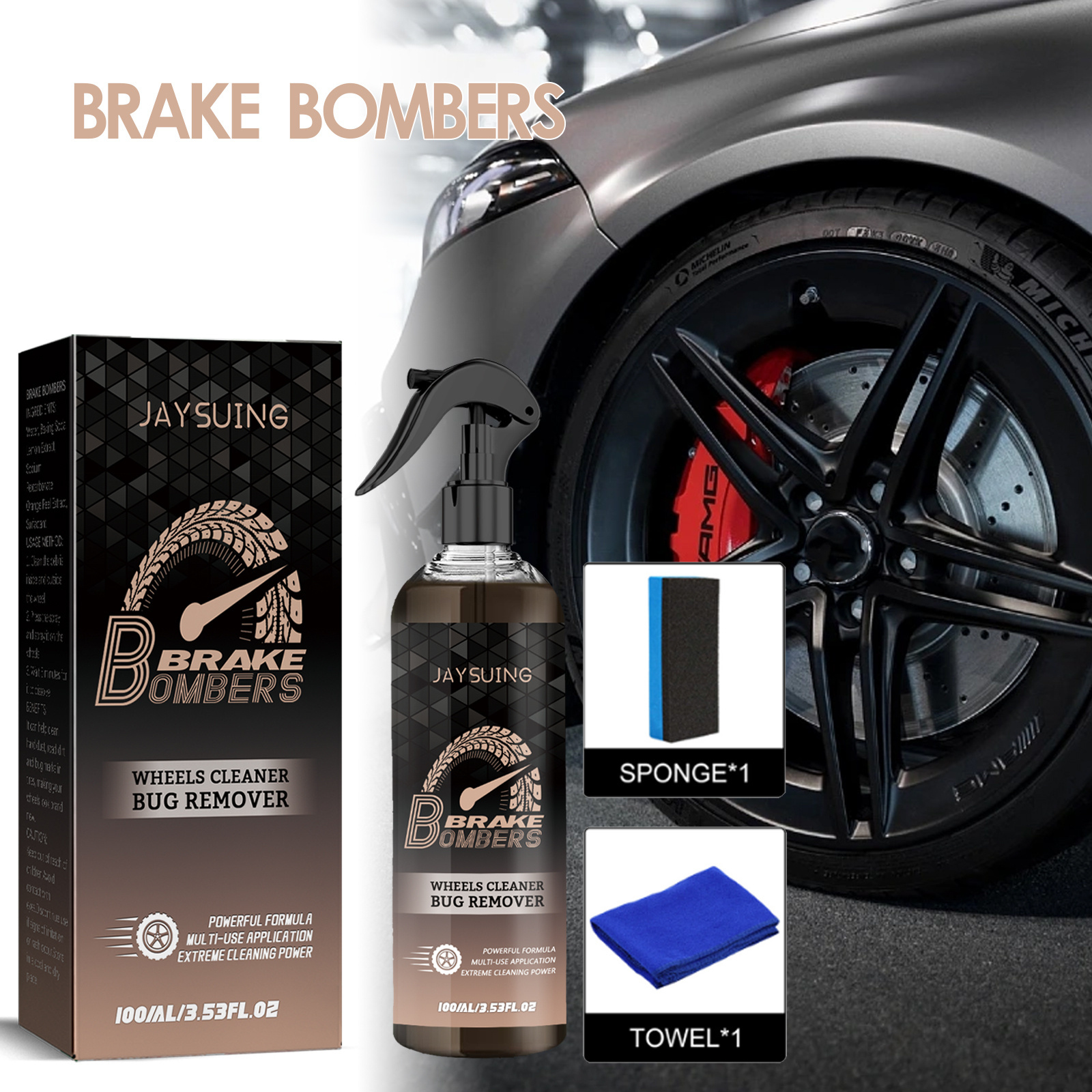 Factory direct sale Brake Bombers car brake cleaner 100ml