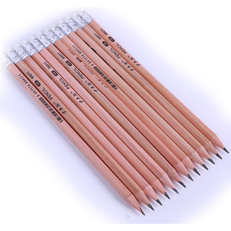 Environmental  wholesale natural wood pencils non-toxic safety kids pencil  standard HB pencil sets