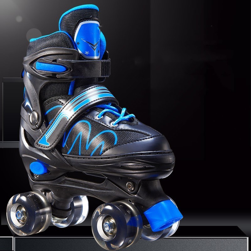 High Quality Double Row Wheel Roller Skates Adjustable Skate Shoes for children