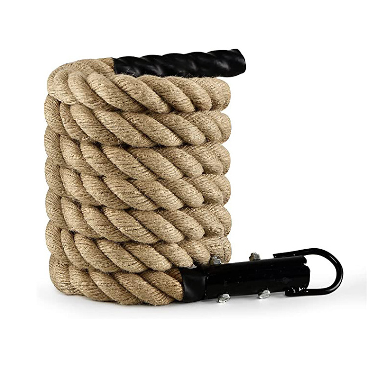 5m Gym Climbing Rope Battle Rope For Fitness Strength Training Exercises Home Workout Jute Rope