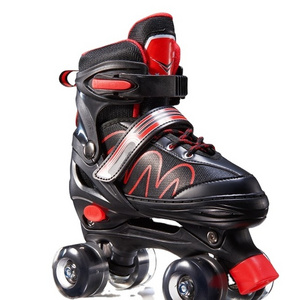 High Quality Double Row Wheel Roller Skates Adjustable Skate Shoes for children