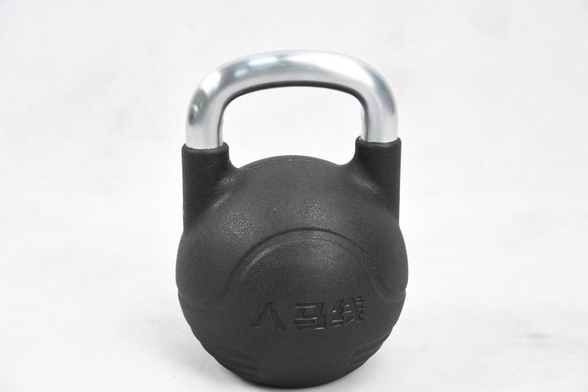 High Grade  Electroplating Handle PU Competition Kettlebell Filled Kettlebell 8kg,12kg,16kg,20kg 24kg