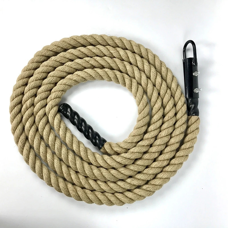 5m Gym Climbing Rope Battle Rope For Fitness Strength Training Exercises Home Workout Jute Rope