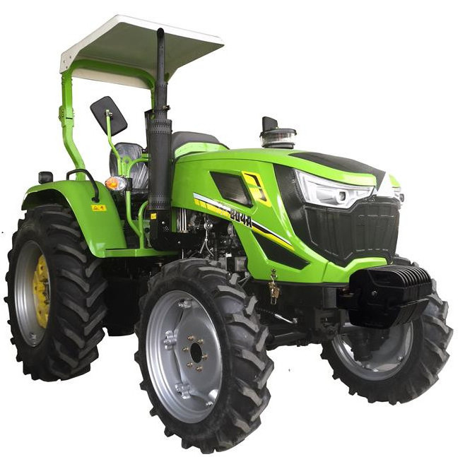 W High quality 80 HP 70 HP 60 HP 4 W D farm tractors and tractor front end loader tiller for agriculture made in china by Jiulin