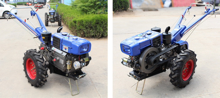 12hp 13hp 15hp 18hp diesel engine power tiller motocultor cultivator two wheel walking tractor for sell