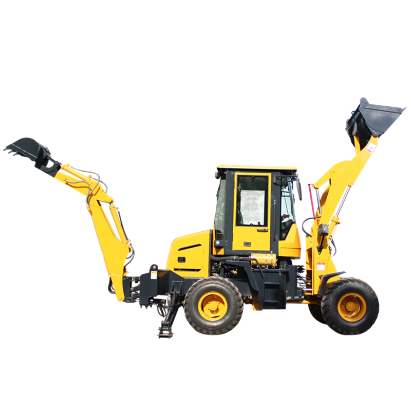 W towable backhoe  for backhoe digger loader combine digging and loading mini tractor excavator