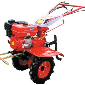 2WD mini tilling machine 7hp petrol engine mini power tiller for farmland orchard garden vegetable patch with implement for free