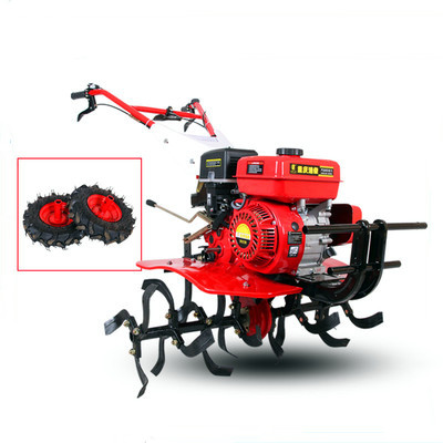 JIULIN Mini Rotary Tiller Power Tiller Small Agricultural Land Machine 9 HP Cultivator made in china