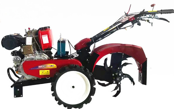 2WD mini tilling machine 7hp petrol engine mini power tiller for farmland orchard garden vegetable patch with implement for free