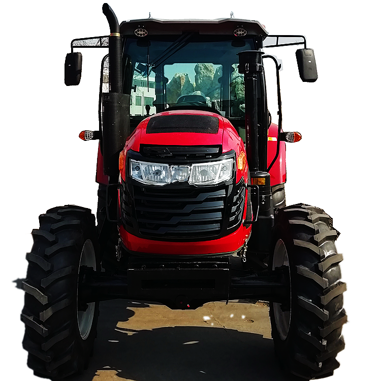 JIULIN Agriculture equipment 4wd 4x4 120 hp farmtrac brazil farm tractor with ac cab tractor front loader for sale in china