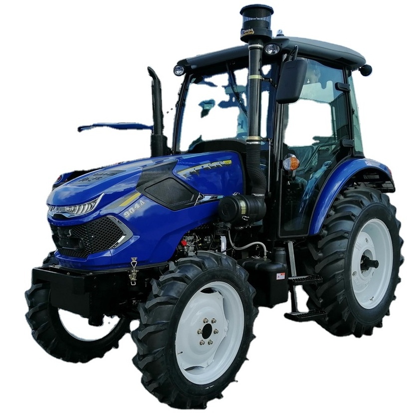 China JIULIN high grade heavy duty 80HP 90HP 4X4WD farm wheel tractor with front end loader backhoe