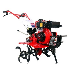 JIULIN Mini Rotary Tiller Power Tiller Small Agricultural Land Machine 9 HP Cultivator made in china