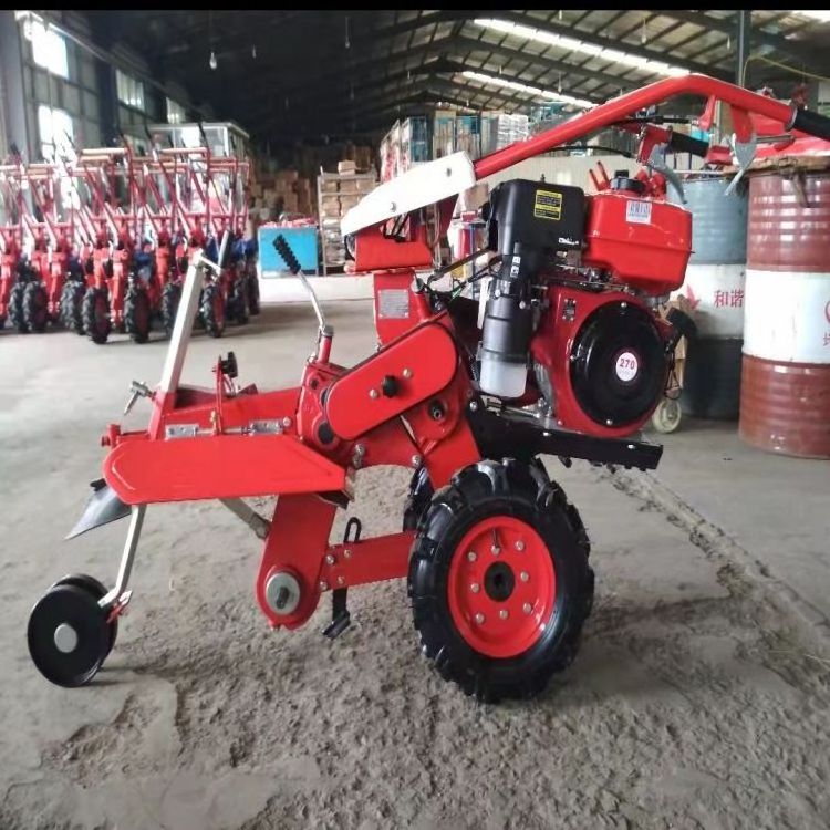 China factory mini ditching machine  farming equipment tools with tiller/ditcher/ridging/earthing up/trailer/seeder