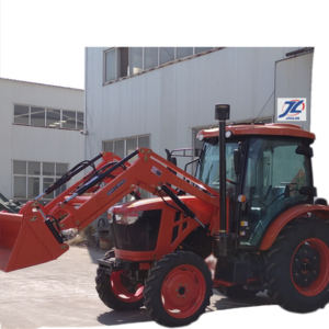 Front end loader and Fork -Agricultural 50hp 55hp 60hp 70hp 80hp Tractor with Front End Loader and Backhoe