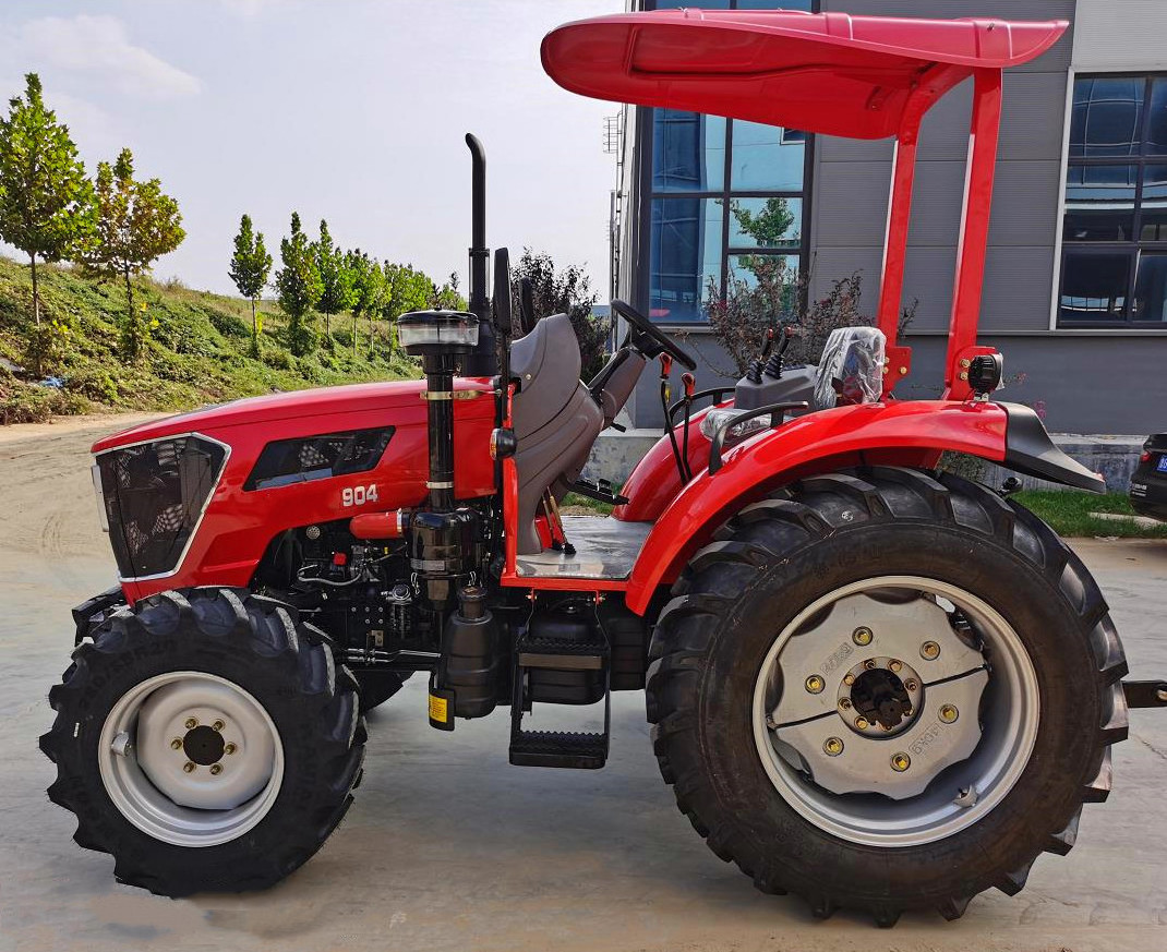 TDER 4wd 4x4 60hp 70hp Agricultural Tractor 80hp 90hp 100hp Farming Tractor Machine For Sale