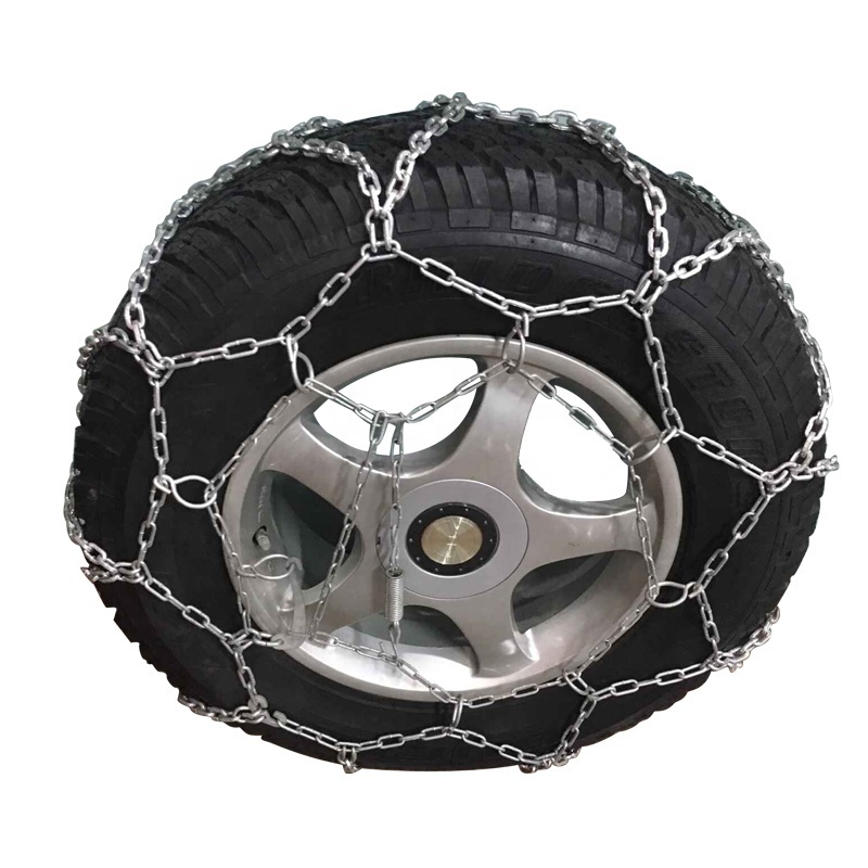 White Zinc Steel Car truck tire snow chain