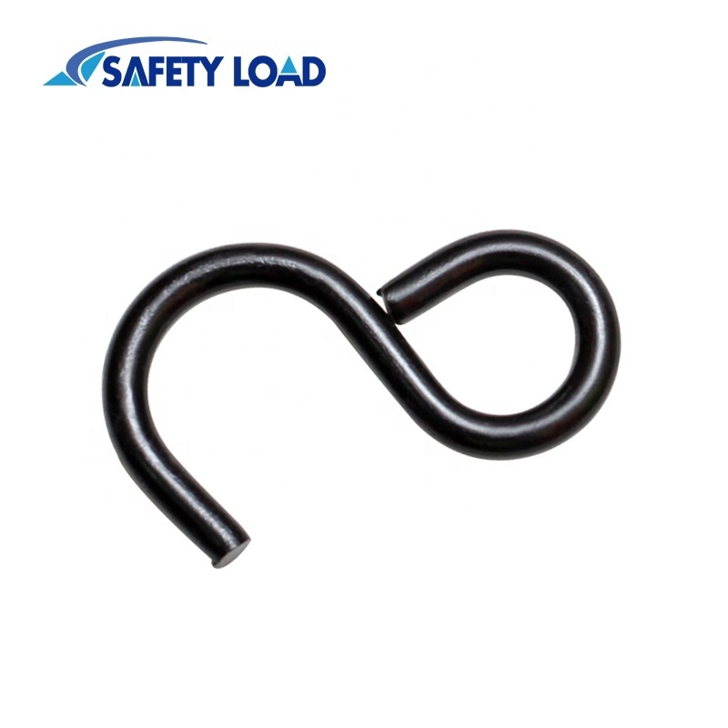 Rubber Coated J Type Safety Pins Safety Hook For Tie Down Strap