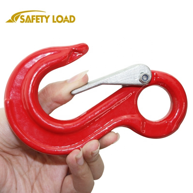 Red Lifting G80 EYE Hook With Latch