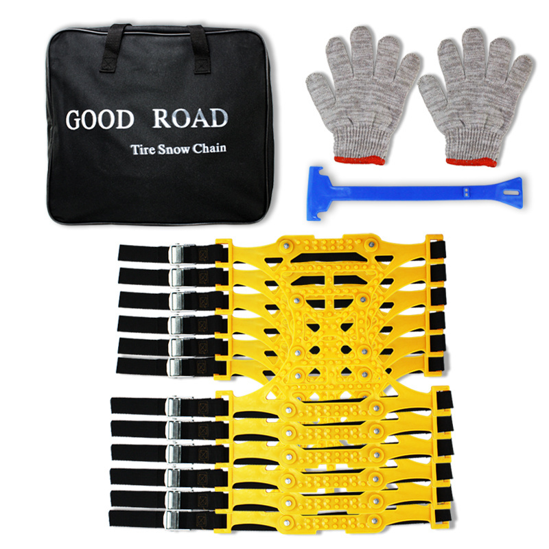 emergency plastic snow chains for car Alloy Steel Snow Chains