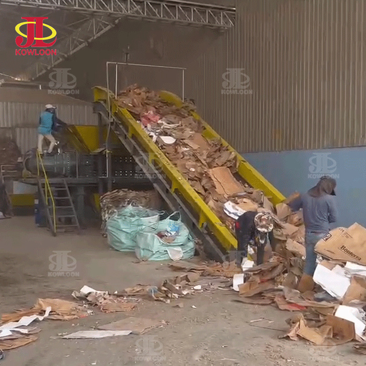 Scrap Paper Dry Pulping Line OCC Waste Paper Pulp Machine