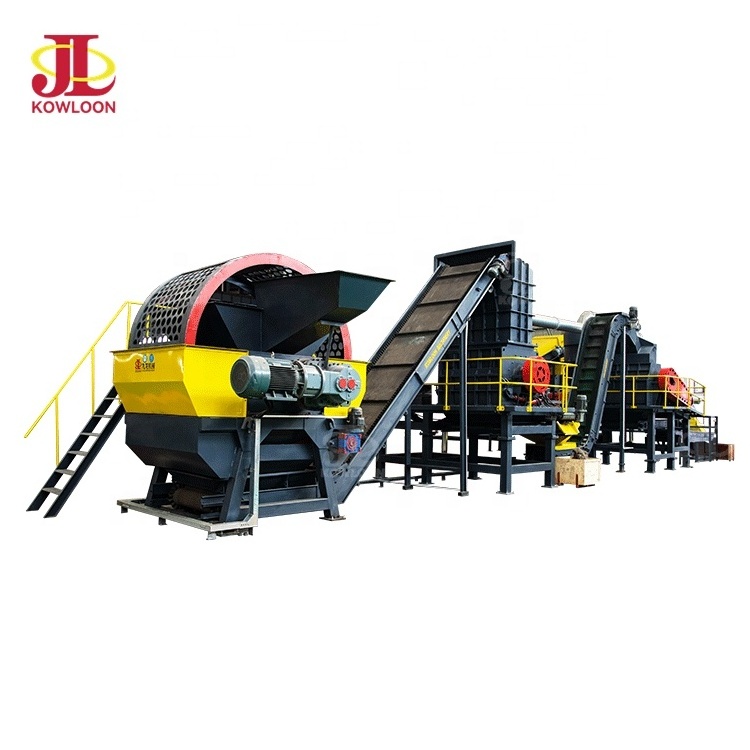 Waste Car Tire Recycling Line Truck Tyre Recycle Plant