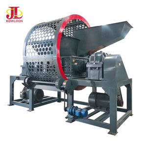 Environment Friendly old tyre rubber recycling Waste Car Tire Shredder Machine