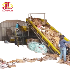 Factory Direct Supply Paper Recycling Machine Twin Shaft Cardboard Box Shredder