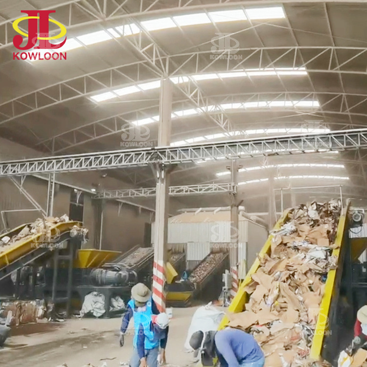 Waste Cardboard Recycle Plant OCC Paper Recycling Machine