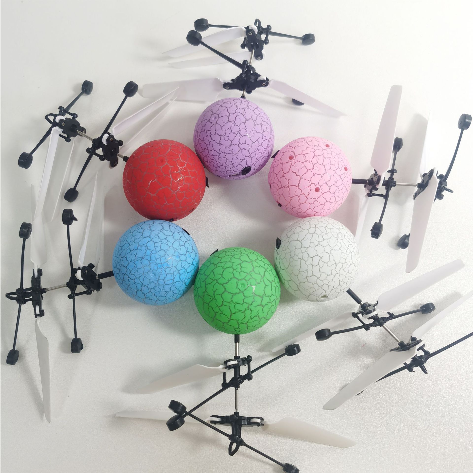 2024 New Flying Rc Ball Aircraft Helicopter Led Flashing Light Up Toy Induction Toy Electric Toy Drone For Kids Children