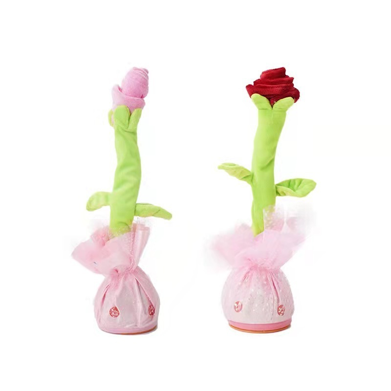 2024 Hot Selling Dancing Cactus And Talking Plush Toy Shipping Free Electric Dancing Plant Robot Toy