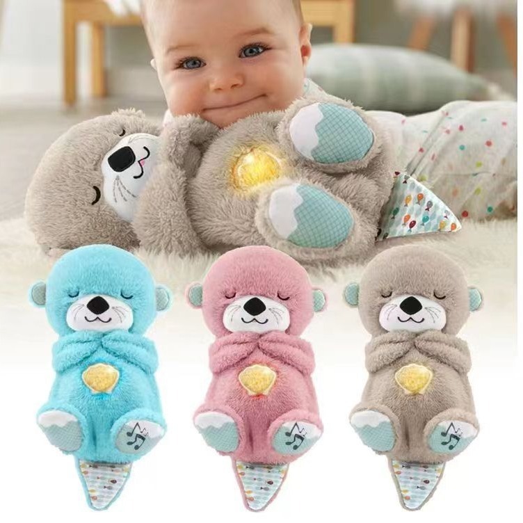 Traffic Toys To Soother And Accompany Music Dolls Soft And Soothing To Sleep With Able To Breathe Small Otters Animal Plush