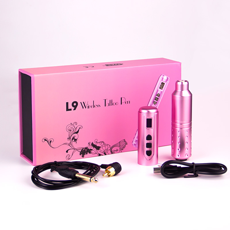 wireless permanent makeup tattoo machine with universal tattoo pmu needle cartridges