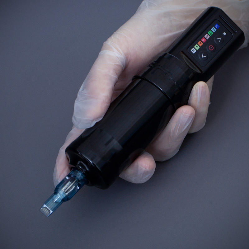 Rotary Tattoo Machine 1950mAh Capacity - Wireless Cartridge Tattoo Pen Professional with Japan Coreless Motor Digital LED