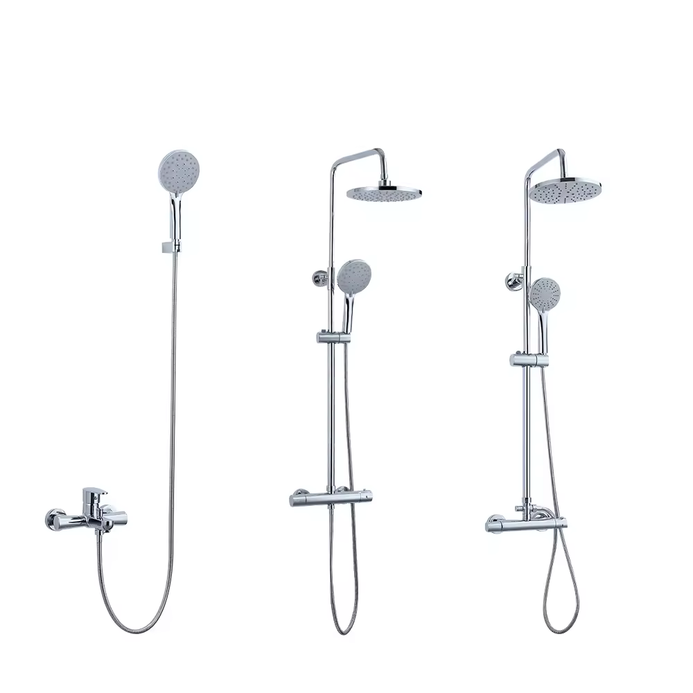 Factory direct sale ABS material cold water bathroom fixtures shower faucet