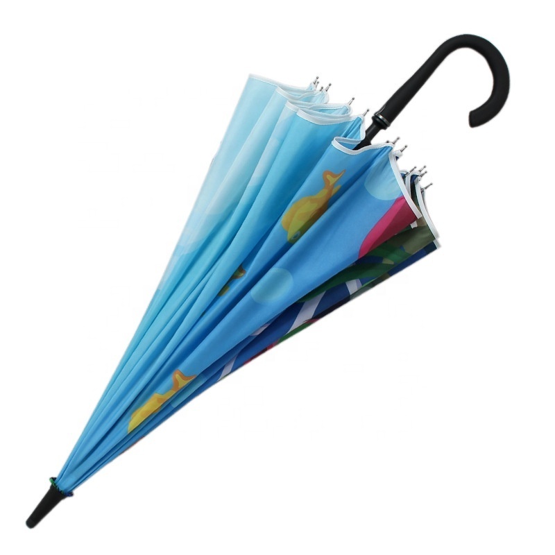 23inch x 16k  automatic straight customized logo one piece umbrella