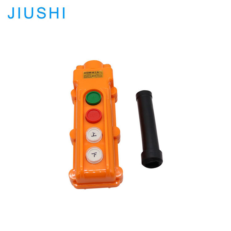 Kelly China Manufacture Waterproof Crane Switch Hoist Switch Pendant Control Push Button Switch COB-61A 62A 63A 64A