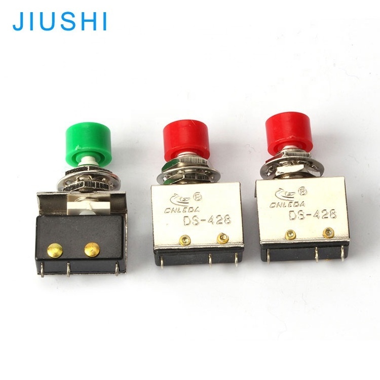 DS428 momentary 8mm push button switches 3 pins C 1NO 1NC micro switch