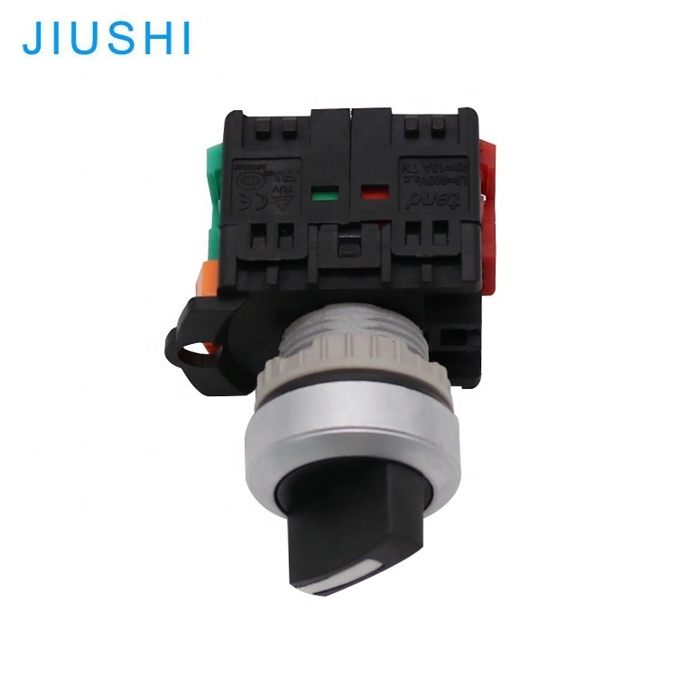 TN2SS-2 2 position push button switch selector rotary switch 22mm WATERPROOF on off switch 12V