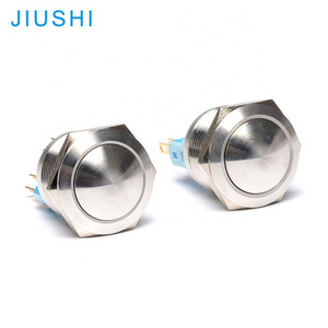 A22-11B 22mm stainless steel waterproof metal push button switch 4 pins