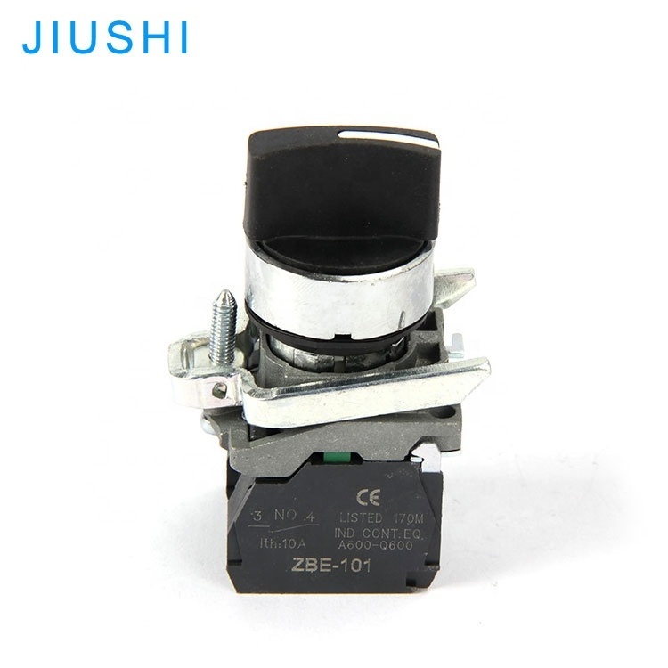 XB4-BD33 3 way  selector switch rotary three position 2NO 12V push button switch