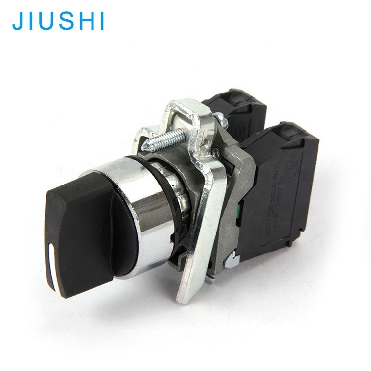 XB4-BD33 3 way  selector switch rotary three position 2NO 12V push button switch