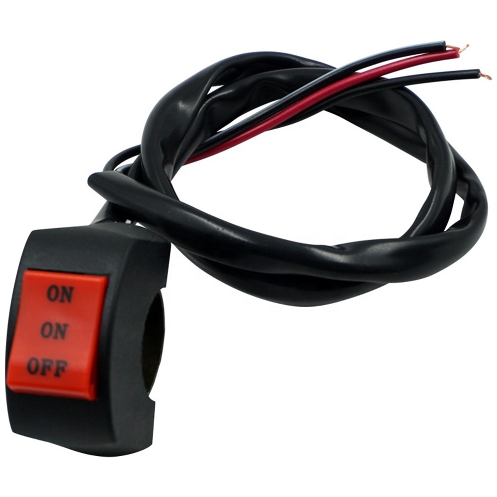 Universal 22mm Motorcycle ATV Handlebar Headlight ON ON OFF Headlight Dimmer Switch for Dirt Bike