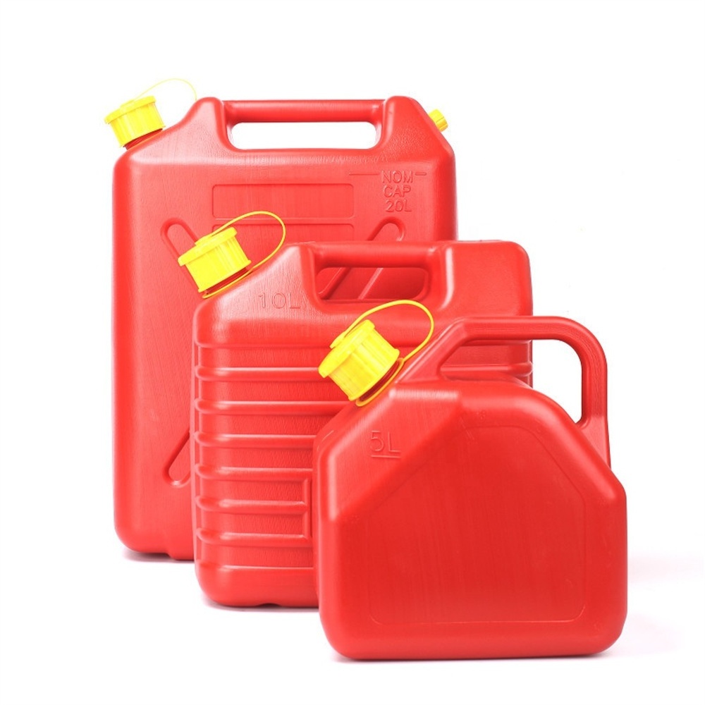 HDPE Plastic Water Wine Storage Petrol Drum 5L 10L 20 litre Car Spare Fuel Tank Drum Oil Gasoline Jerry Can