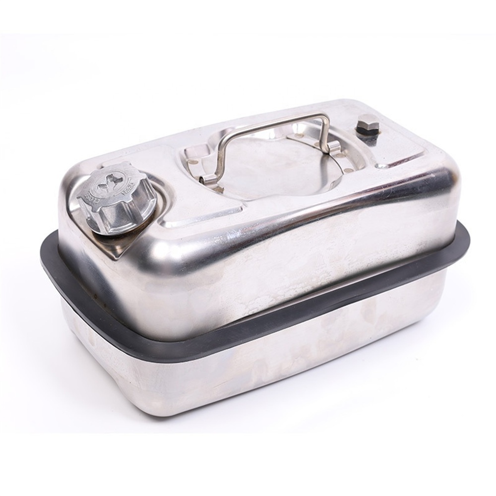 3 Litre 5L Stainless Steel Mini Car Motorcycle Portable Gasoline Fuel OilTank Jerry Can