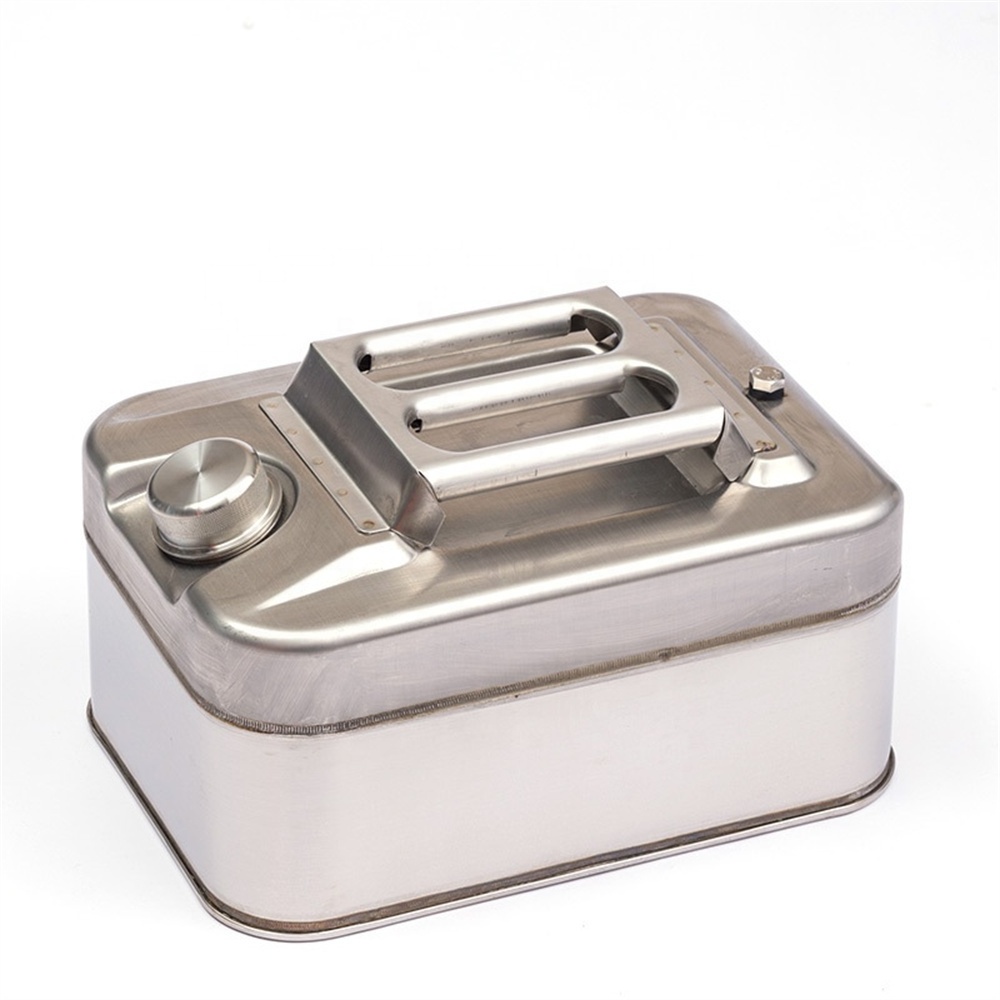 304 Stainless Steel Metal 5L 10L 15L 20L 30L 35L 40L 50L 60L 70L 80L Gasoline Fuel Petrol Drum Canister Jerry Can