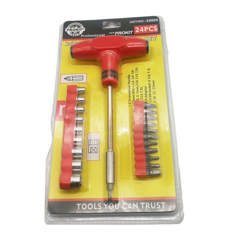 Factory wholesale cheap portable Multifunction magnetic socket screwdriver tools set