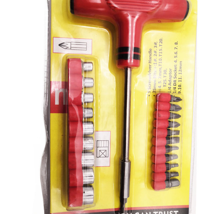 Factory wholesale cheap portable Multifunction magnetic socket screwdriver tools set