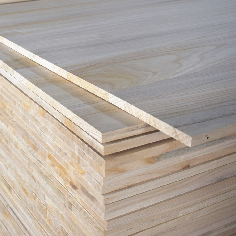 Paulownia Solid Wood Edge Glued Boards For Coffin