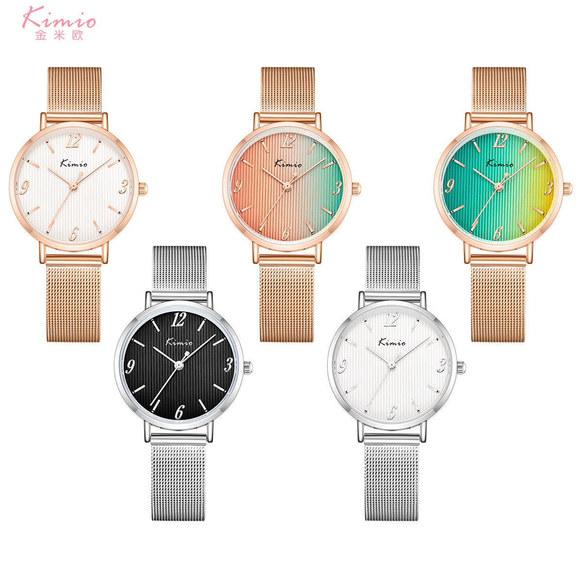 Ladies Gold  Watches Custom Logo Luxury Classic Design Female Stainless Steel Quartzwatch Gold Hand Wrist Watch For Women